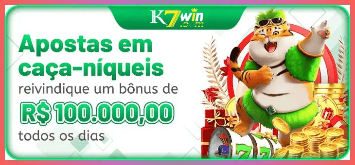 K7WIN cadastro — verificação de conta e PIX no caixa